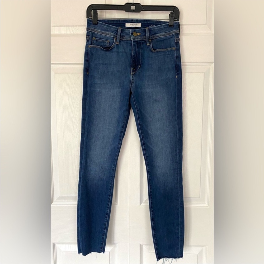 Fidelity Women’s Jeans Sola Mid Rise Skinny Jeans size 27